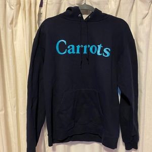 navy blue hoodie